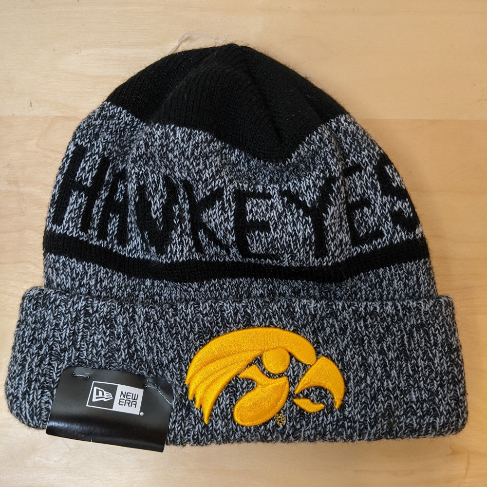 University of Iowa ribbed beanie